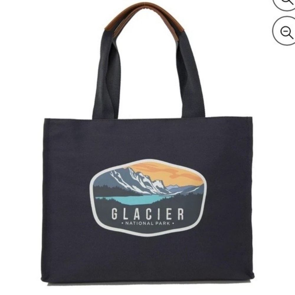 Glacier National Park Canvas Tote Bag